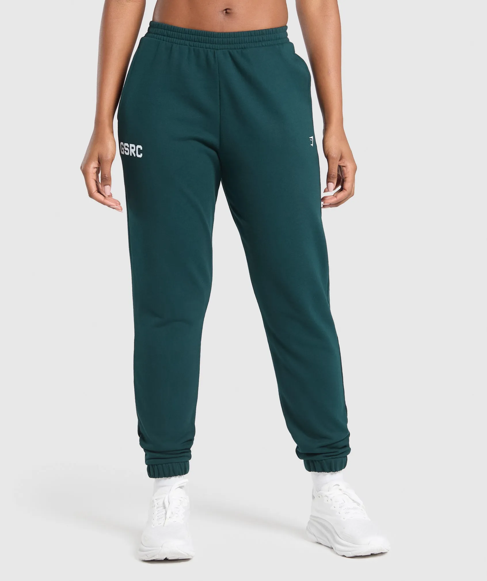 Gymshark Running Graphic Joggers - Strong Teal sold by Gymshark