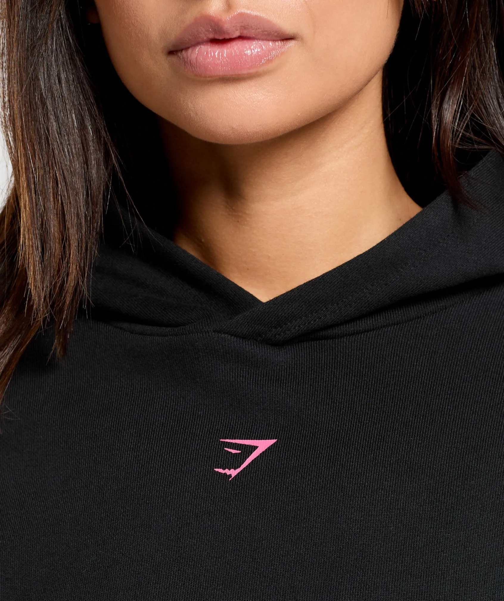 Gymshark Glow Oversized Hoodie - Black sold by Gymshark product image thumbnail 5