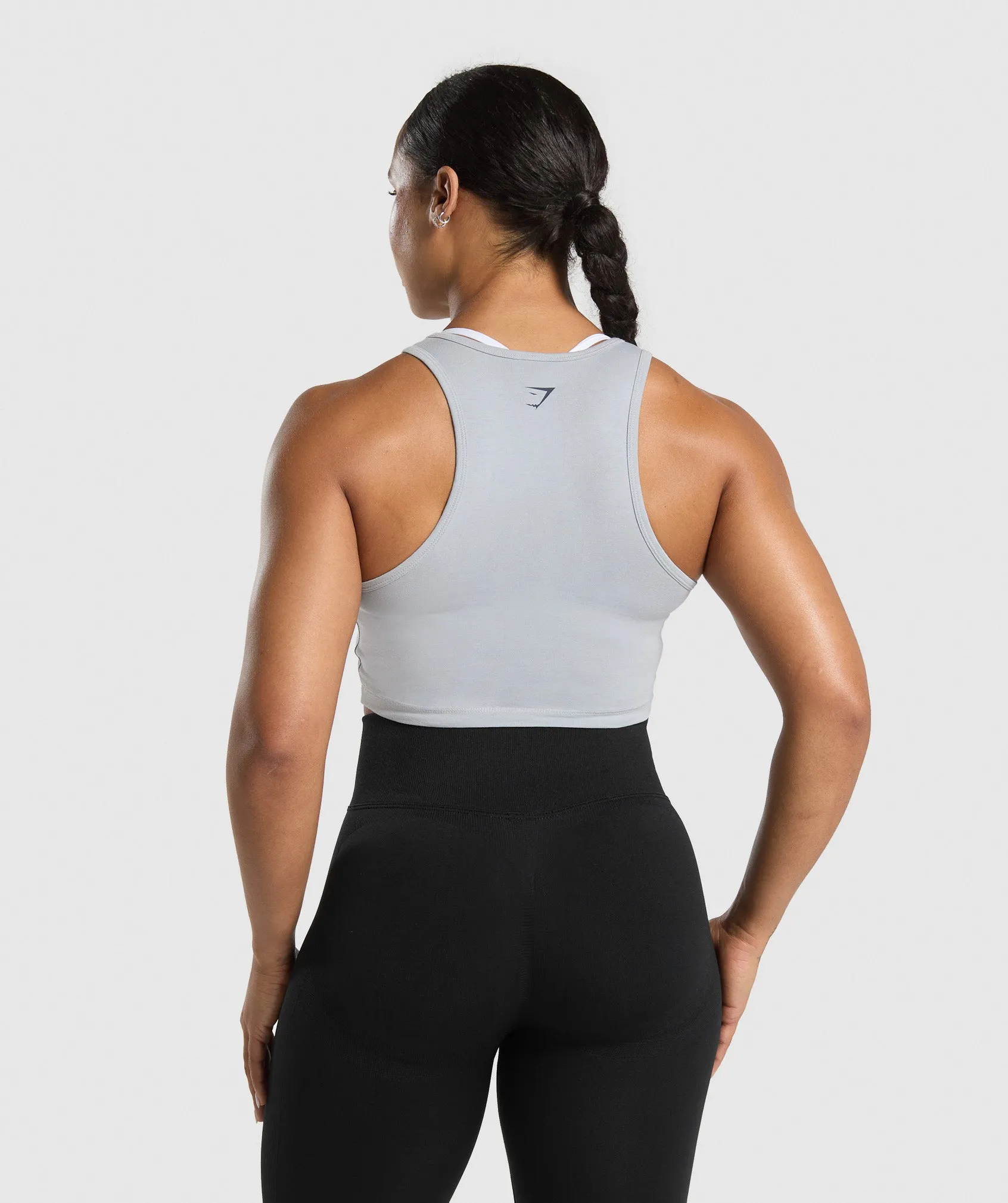 Gymshark Punk Cropped Tank - Ice Grey sold by Gymshark product image thumbnail 2