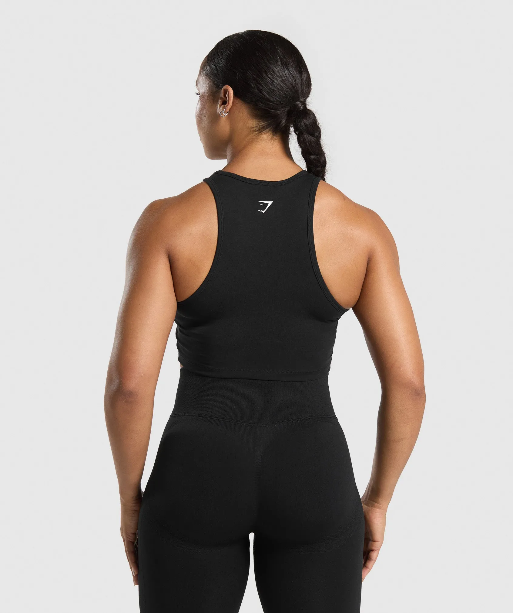 Gymshark Punk Cropped Tank - Black sold by Gymshark product image thumbnail 2