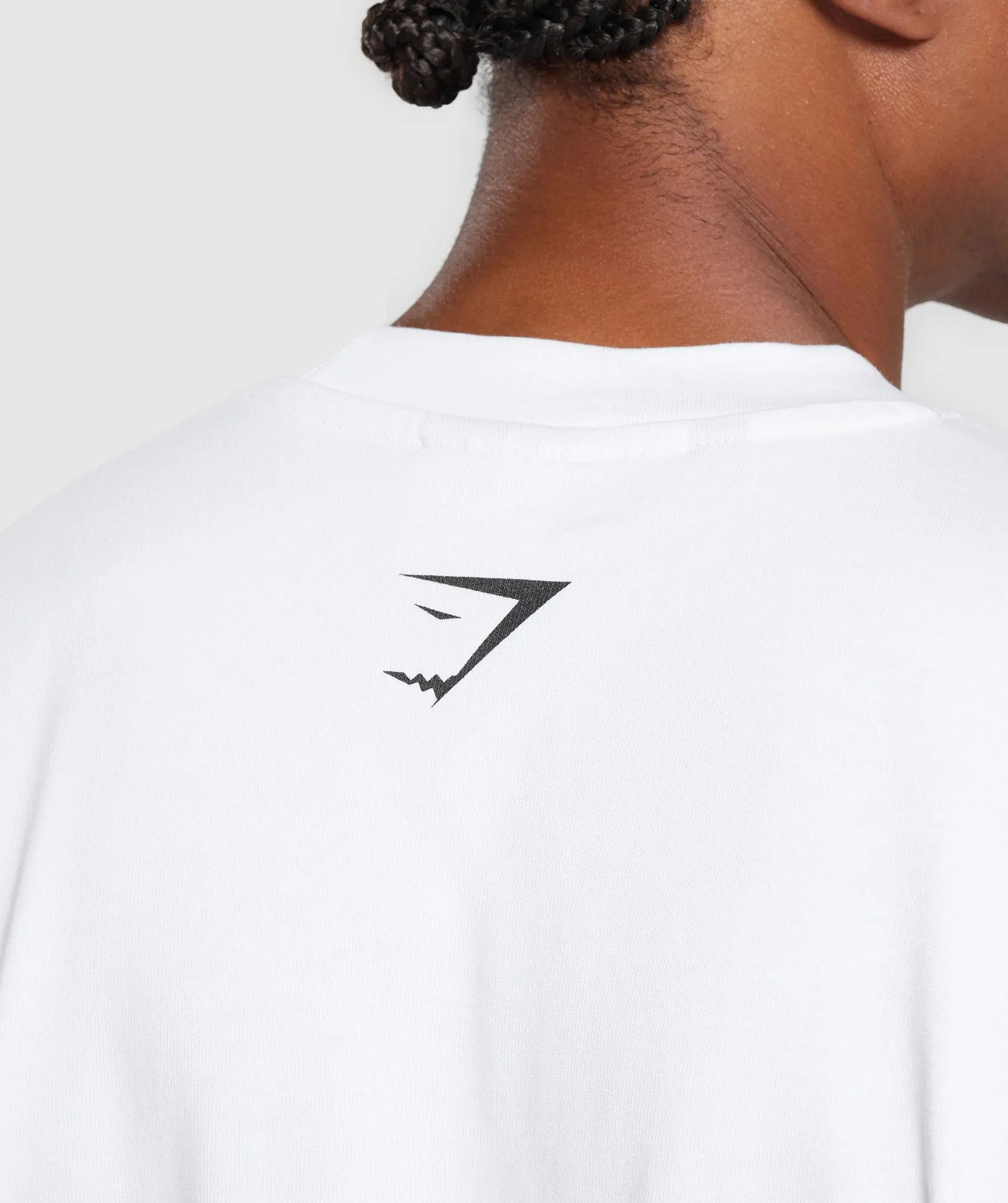 Gymshark Hispanic Inspired Oversized Graphic T-Shirt - White sold by Gymshark product image thumbnail 5