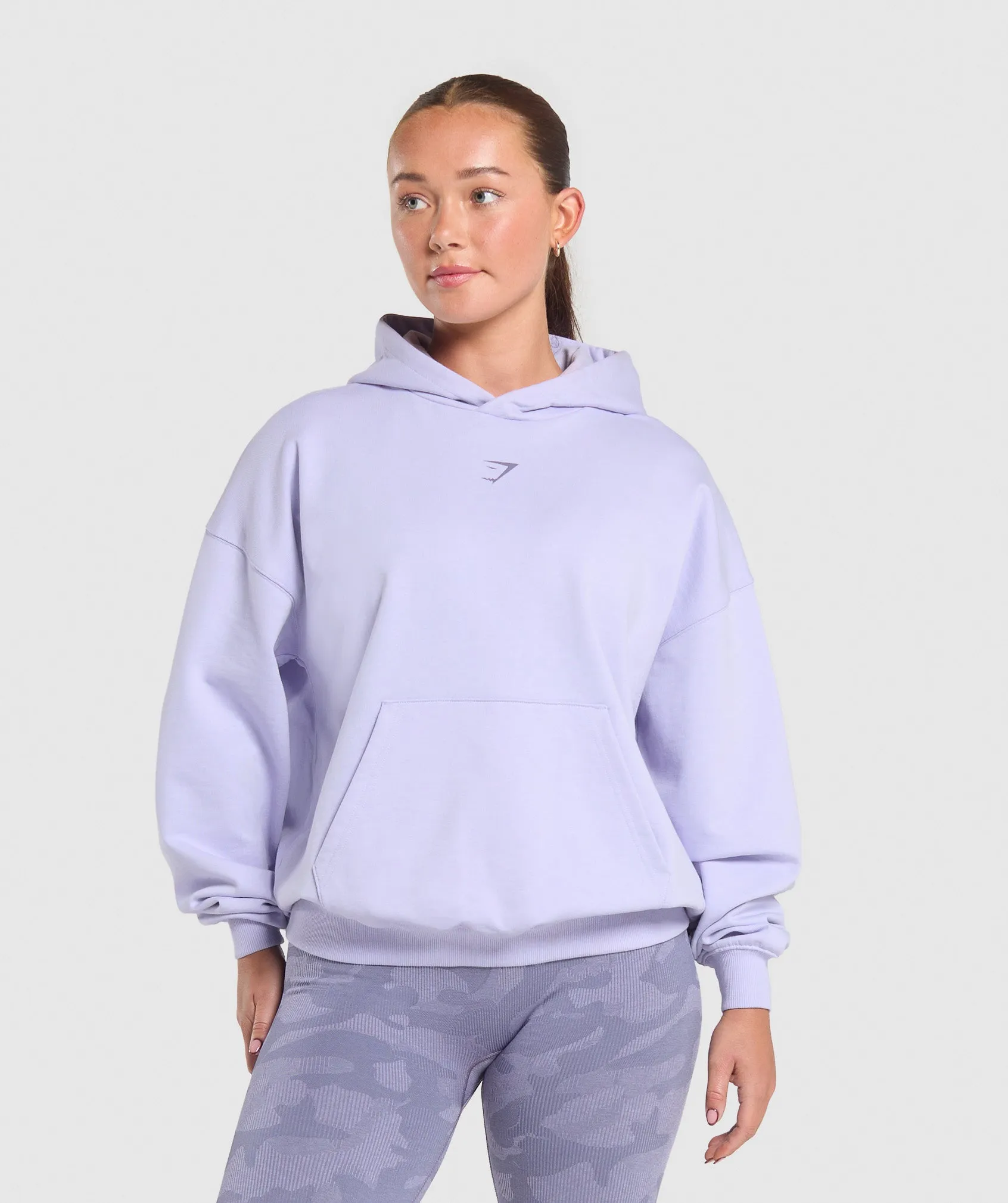 GS X Diana Oversized Graphic Hoodie - Powdered Lilac sold by Gymshark product image thumbnail 4