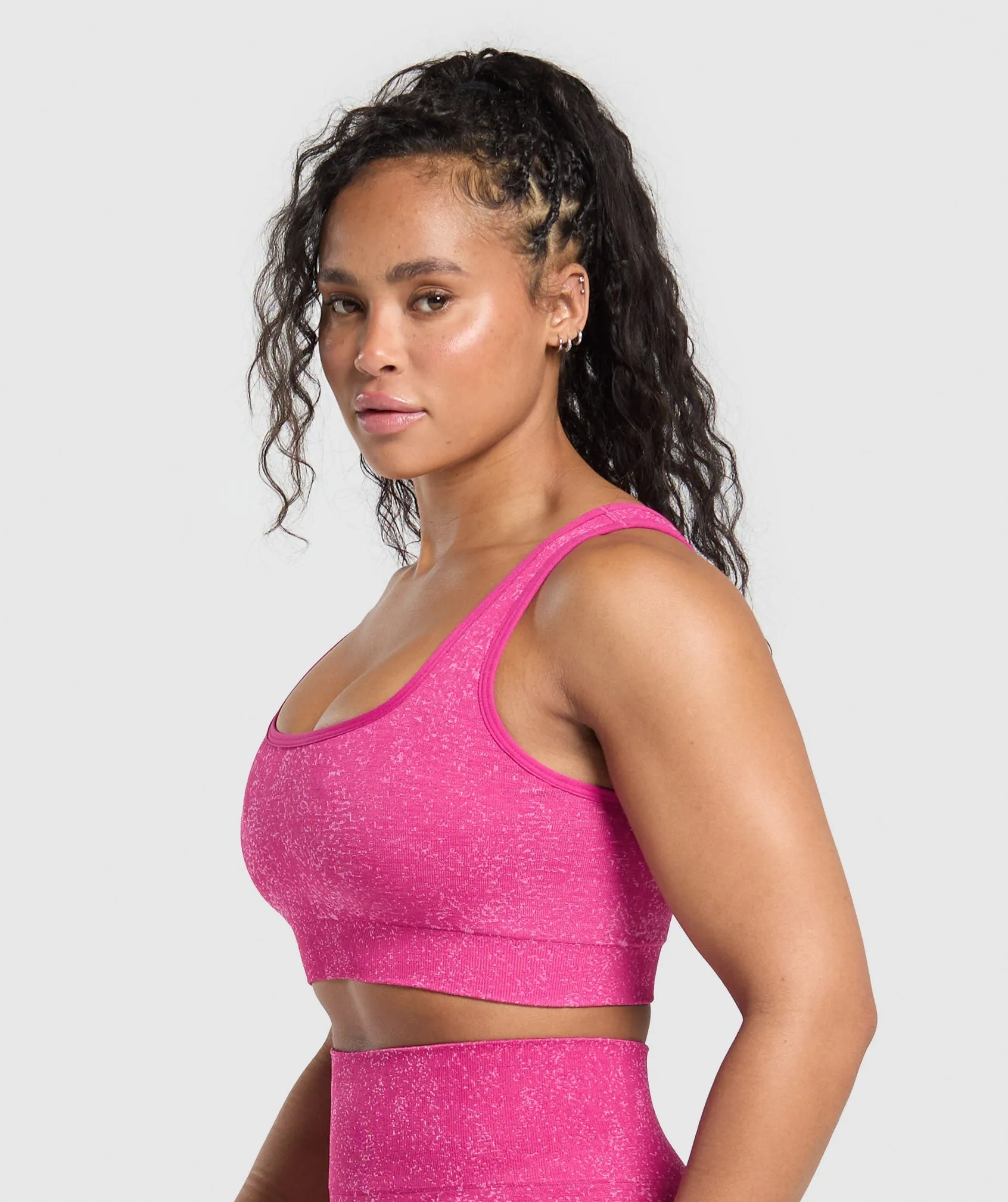 Gymshark Adapt Fleck Sports Bra - Winning Pink/Sour Pink sold by Gymshark product image thumbnail 3