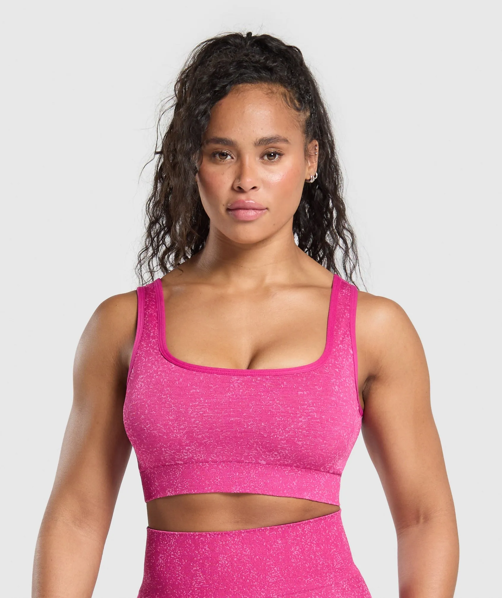 Gymshark Adapt Fleck Sports Bra - Winning Pink/Sour Pink sold by Gymshark