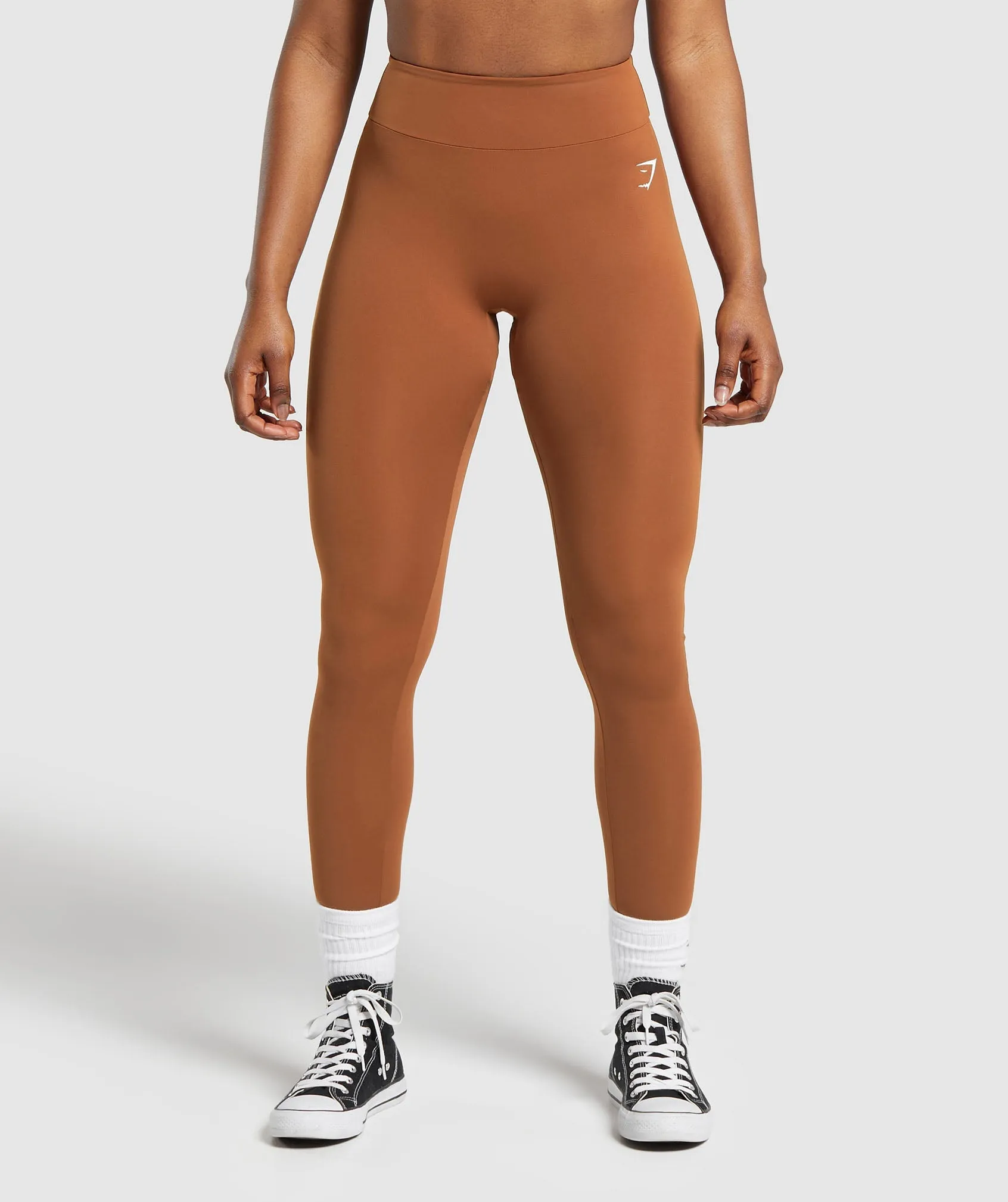 Power Tall Leggings - Copper Brown sold by Gymshark
