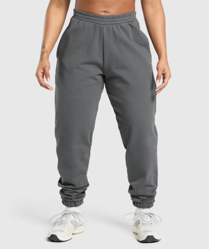 Gymshark Back Gains Graphic Joggers - Graphite Grey sold by Gymshark