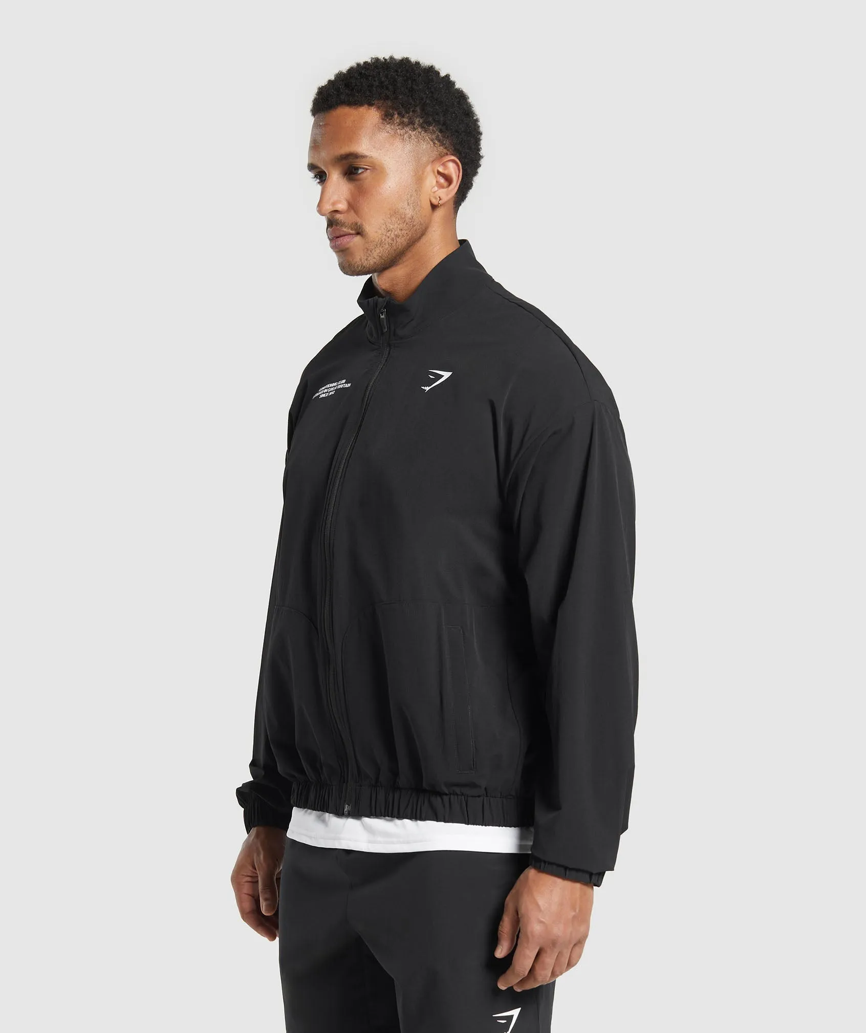 Gymshark Conditioning Club Track Jacket - Black sold by Gymshark product image thumbnail 3