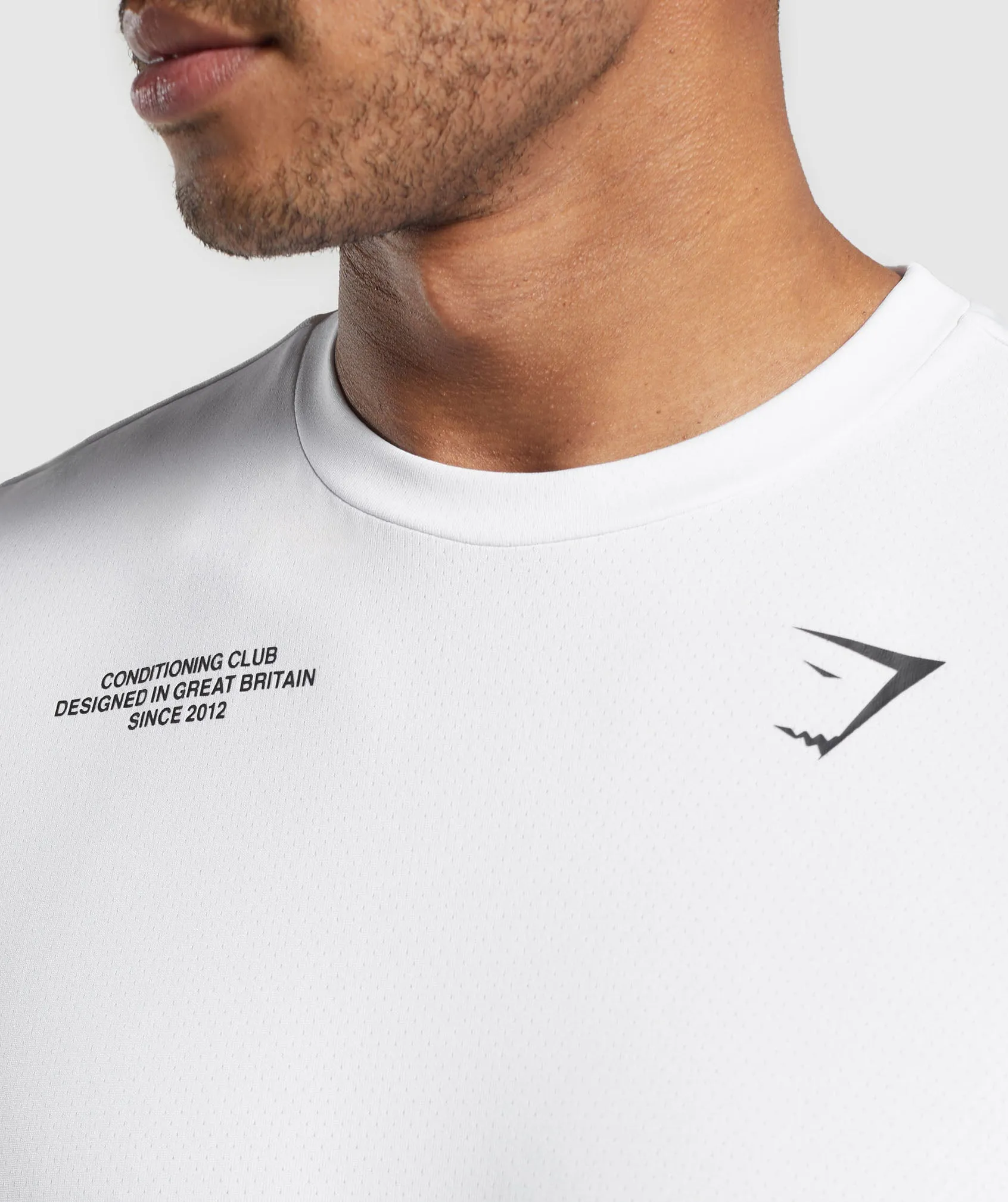 Gymshark Conditioning Club Oversized T-Shirt - White sold by Gymshark product image thumbnail 5