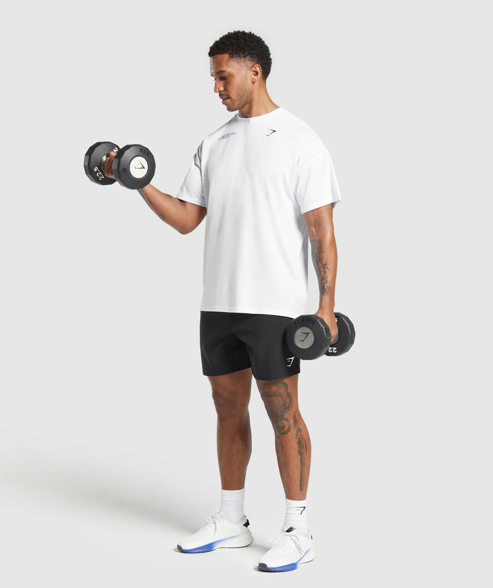 Gymshark Conditioning Club Oversized T-Shirt - White sold by Gymshark product image thumbnail 4