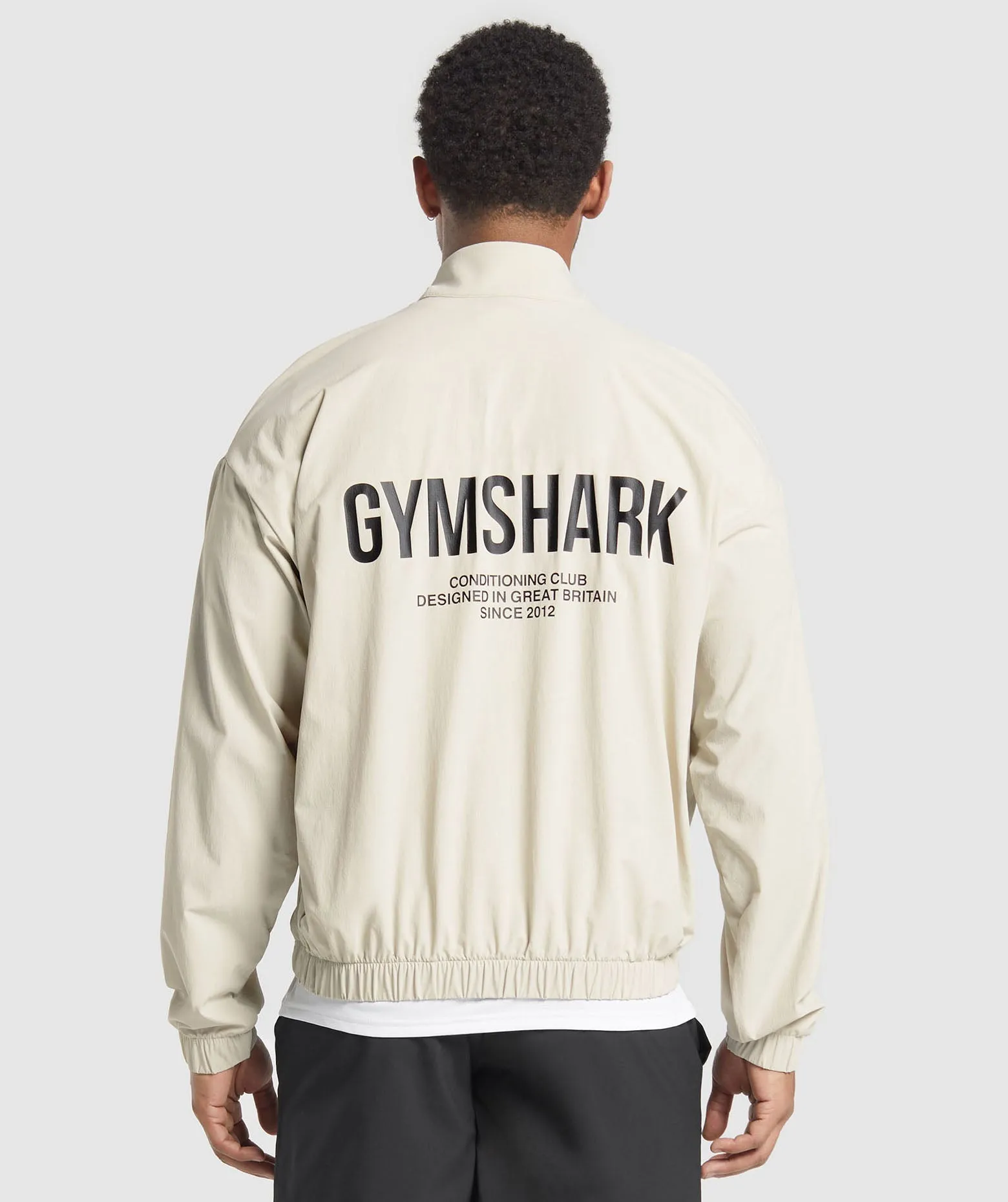 Gymshark Conditioning Club Track Jacket - Pebble Grey sold by Gymshark
