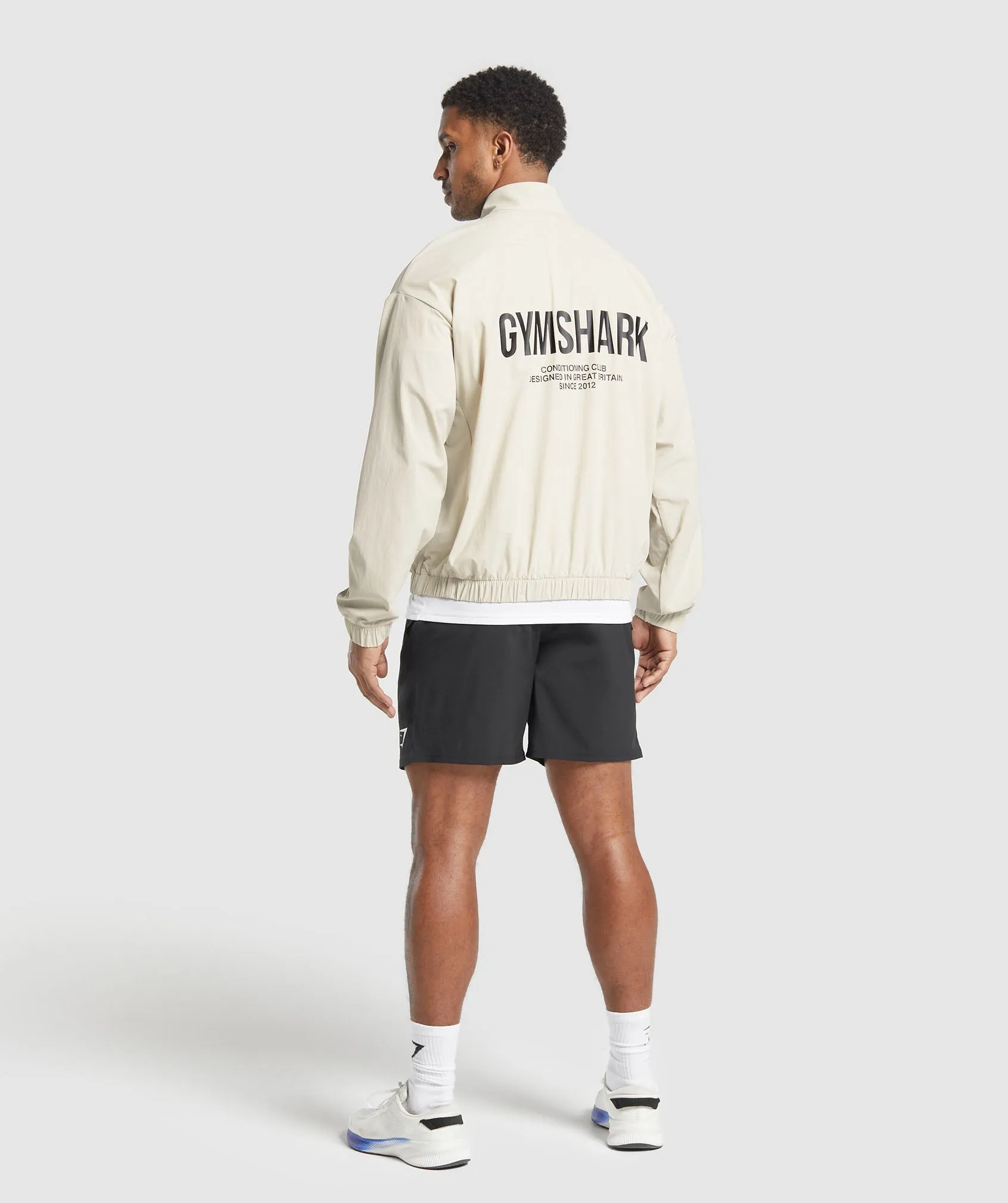 Gymshark Conditioning Club Track Jacket - Pebble Grey sold by Gymshark product image thumbnail 4