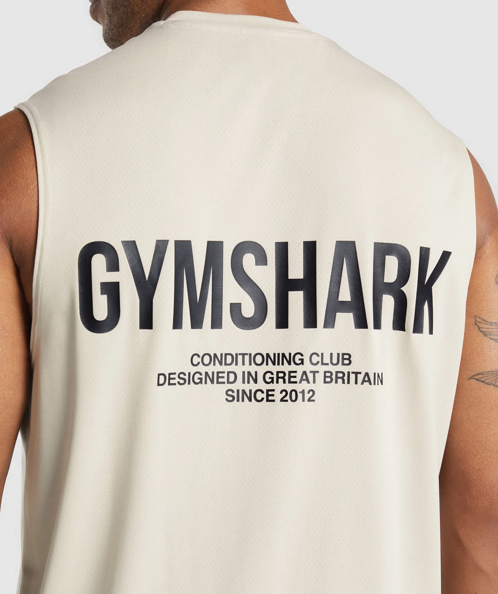 Gymshark Conditioning Club Tank - Pebble Grey sold by Gymshark product image thumbnail 5