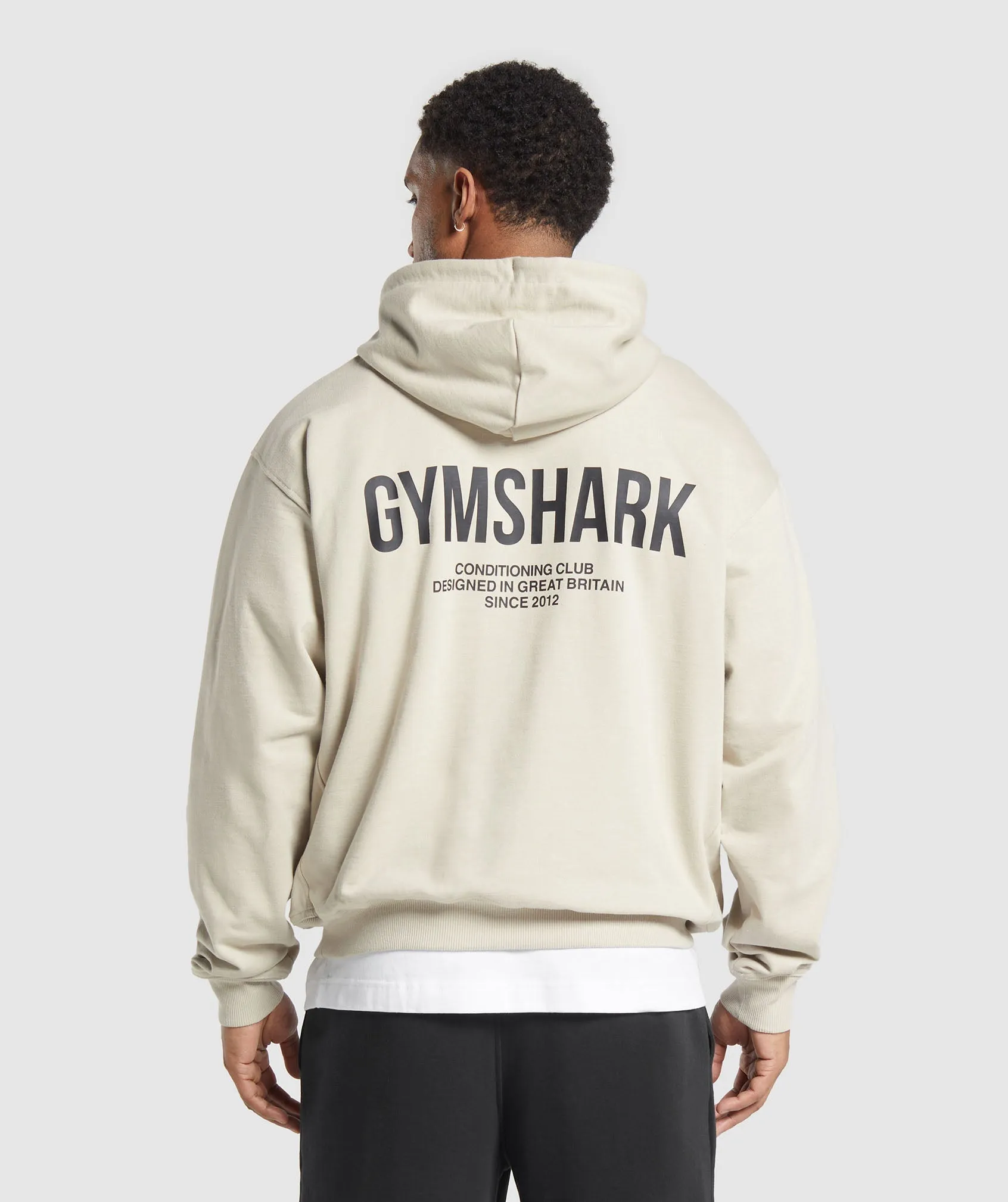 Gymshark Conditioning Club Hoodie - Pebble Grey sold by Gymshark
