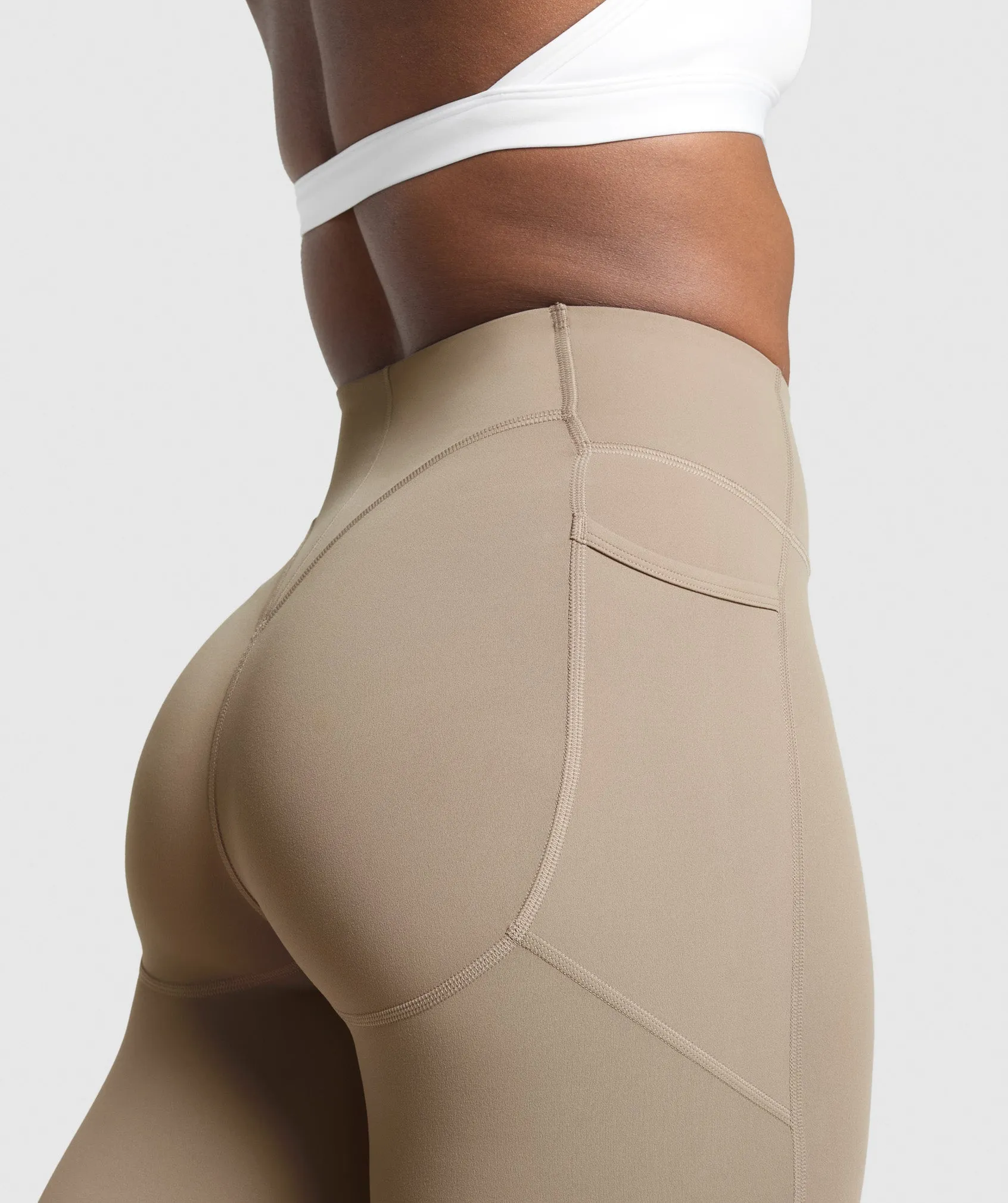 Gymshark Lifting Pocket Leggings - Lifestyle Brown sold by Gymshark product image thumbnail 4