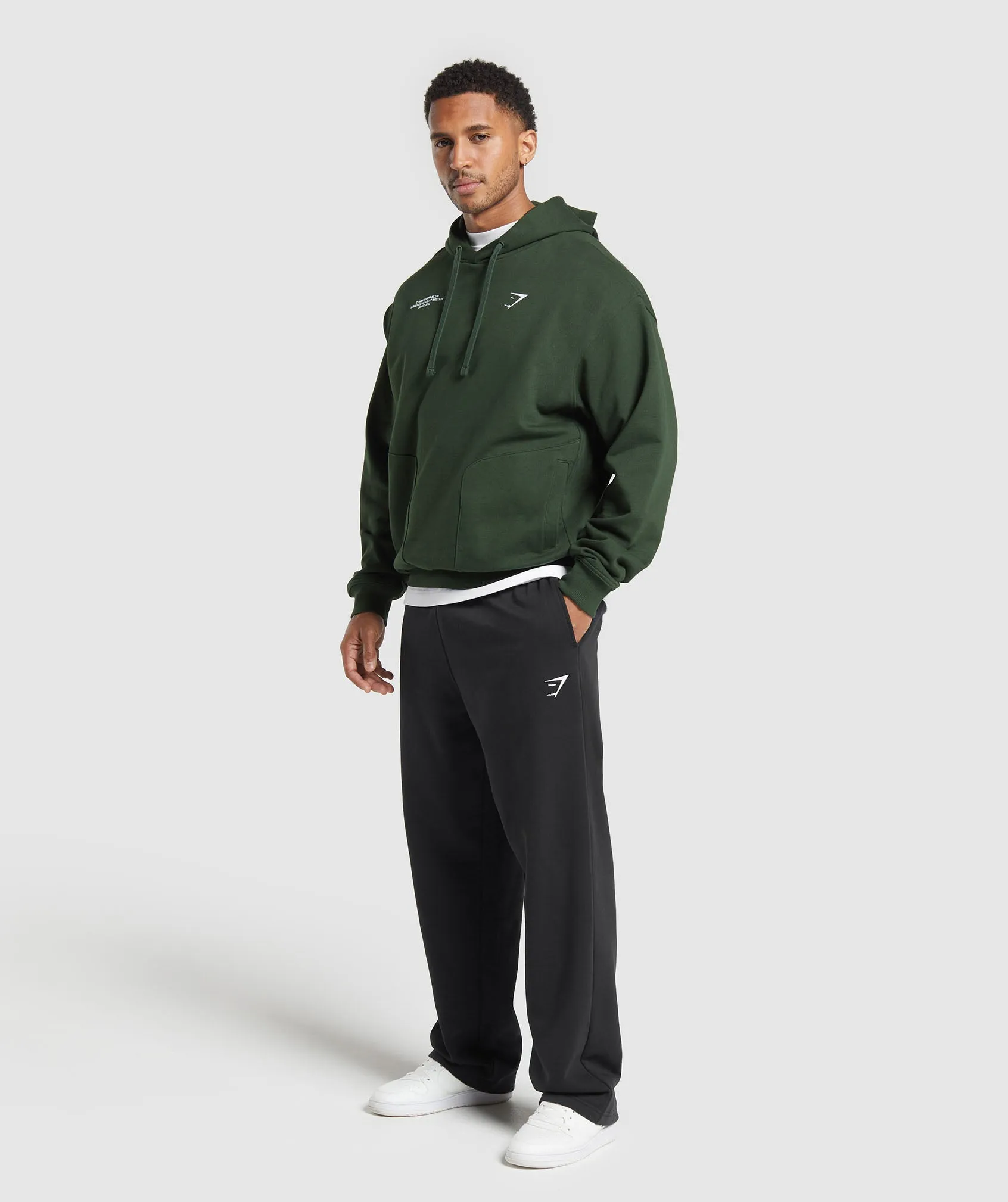 Gymshark Conditioning Club Hoodie - Trail Green sold by Gymshark product image thumbnail 3