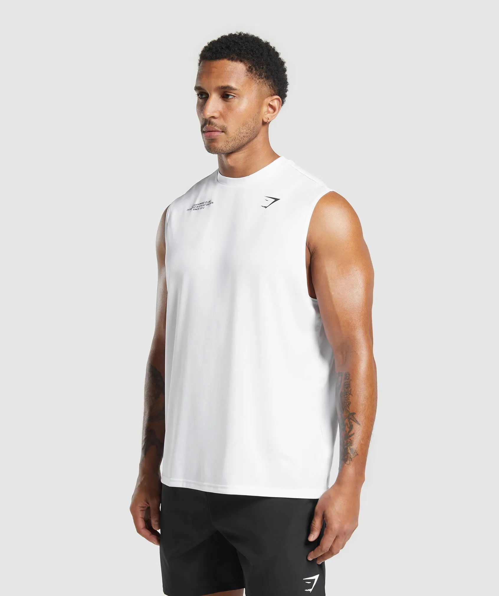 Gymshark Conditioning Club Tank - White sold by Gymshark product image thumbnail 5