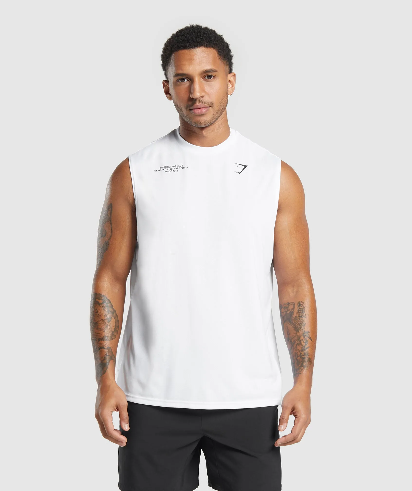 Gymshark Conditioning Club Tank - White sold by Gymshark product image thumbnail 2