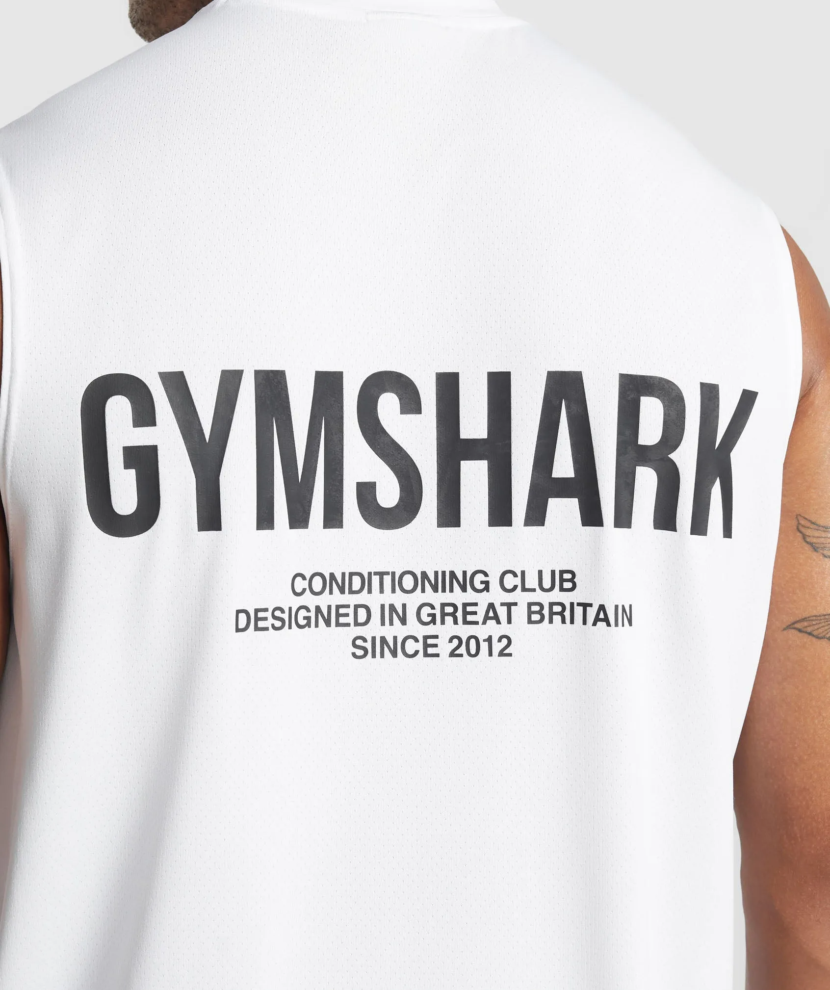 Gymshark Conditioning Club Tank - White sold by Gymshark product image thumbnail 4