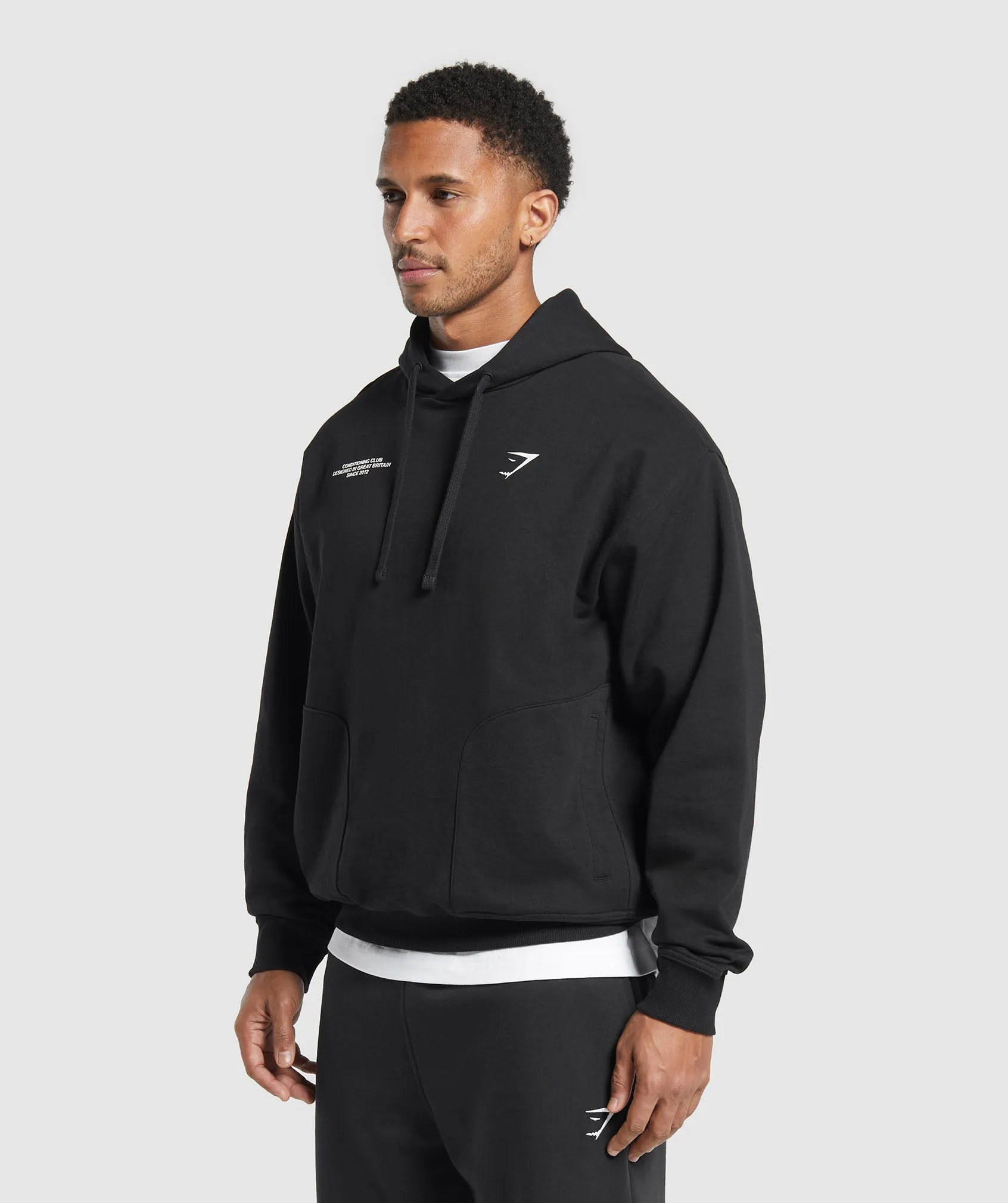 Gymshark Conditioning Club Hoodie - Black sold by Gymshark product image thumbnail 5