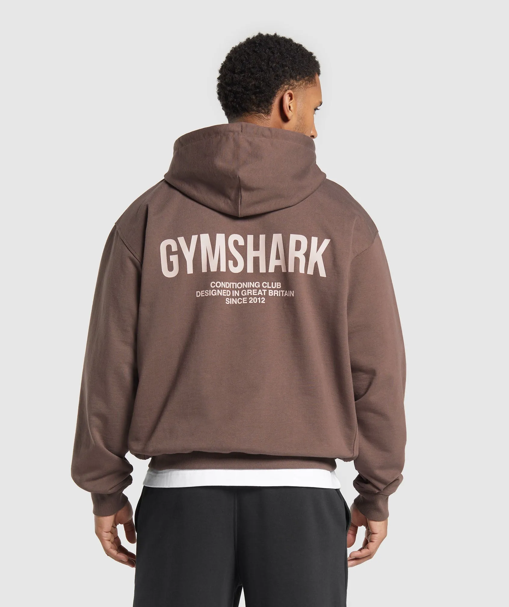 Gymshark Conditioning Club Hoodie - Walnut Brown sold by Gymshark