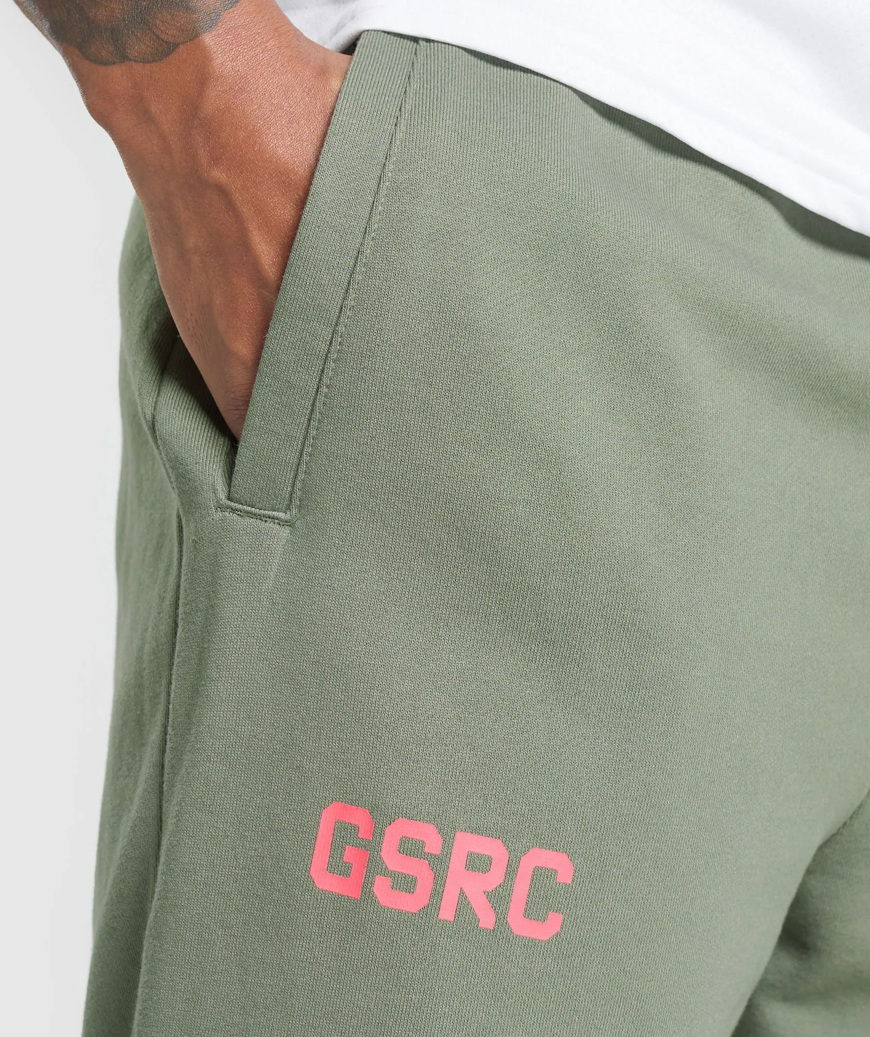 Gymshark Running Graphic Joggers - Unit Green sold by Gymshark product image thumbnail 4