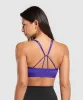 Gymshark Ruched Strappy Sports Bra - Cobalt Purple sold by Gymshark