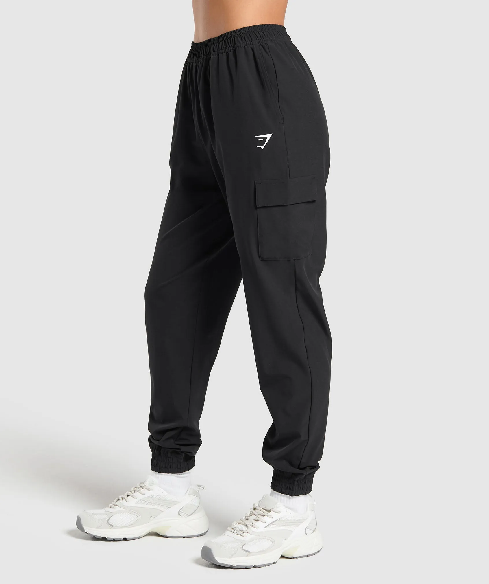 Gymshark Woven Cargo Pant - Black sold by Gymshark product image thumbnail 3