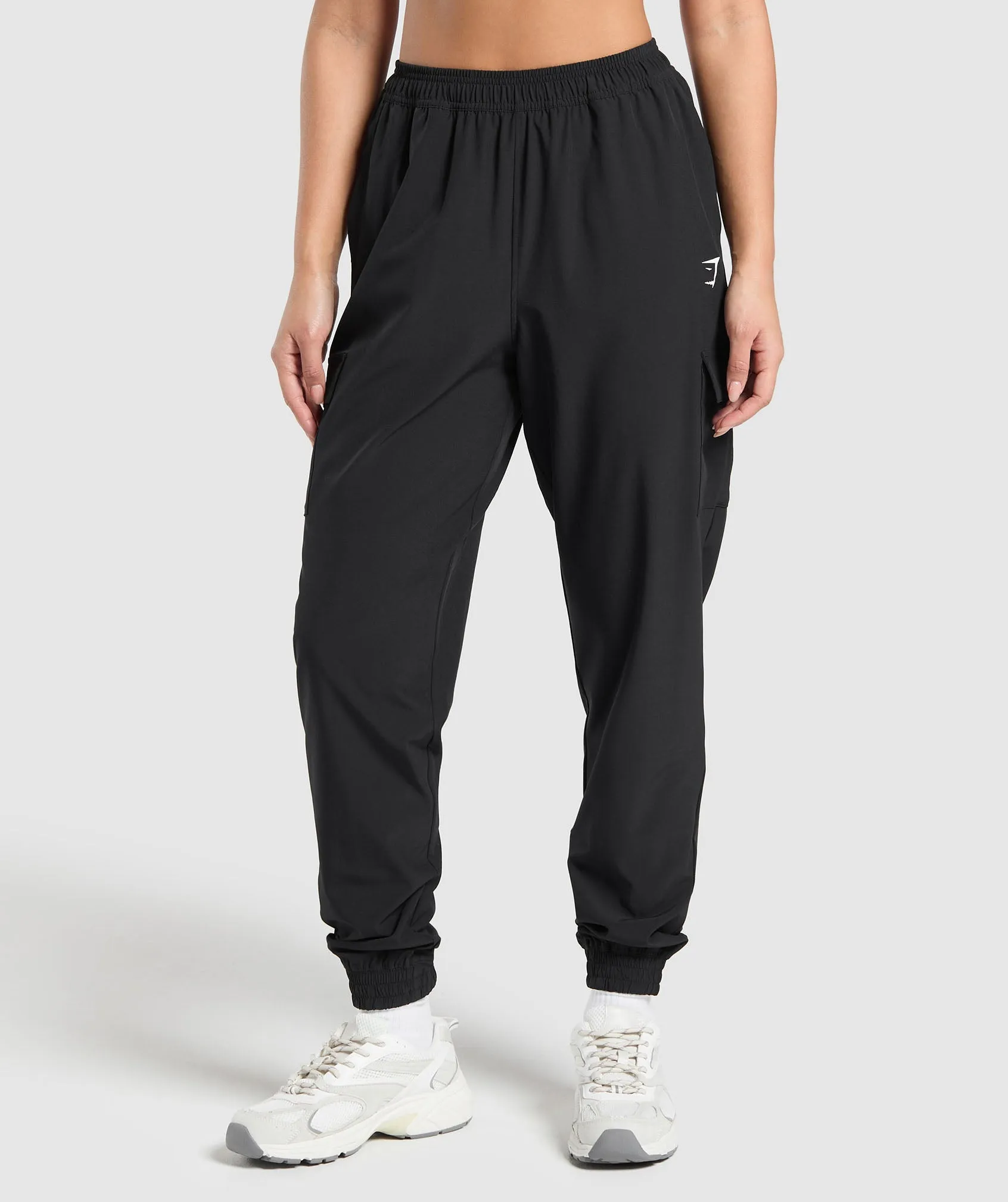 Gymshark Woven Cargo Pant - Black sold by Gymshark