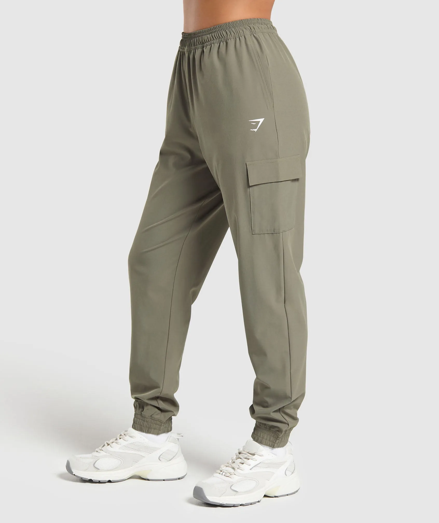 Gymshark Woven Cargo Pant - Base Green sold by Gymshark product image thumbnail 3