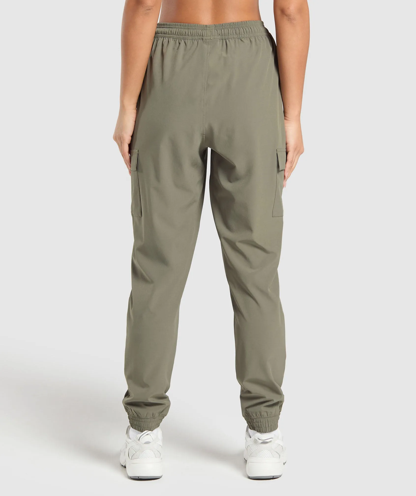 Gymshark Woven Cargo Pant - Base Green sold by Gymshark product image thumbnail 2