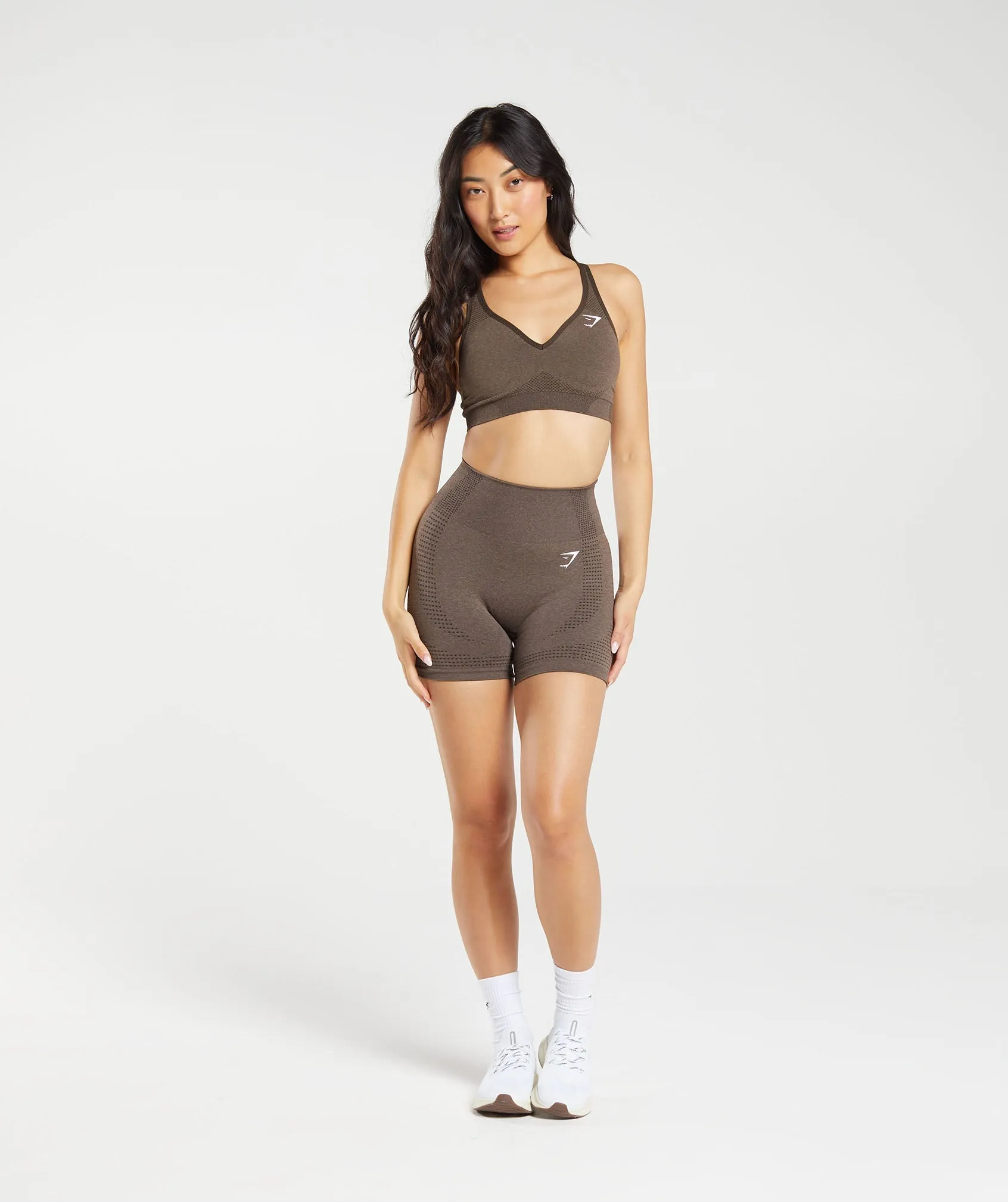 Gymshark Vital Shorts - Penny Brown Marl sold by Gymshark product image thumbnail 4