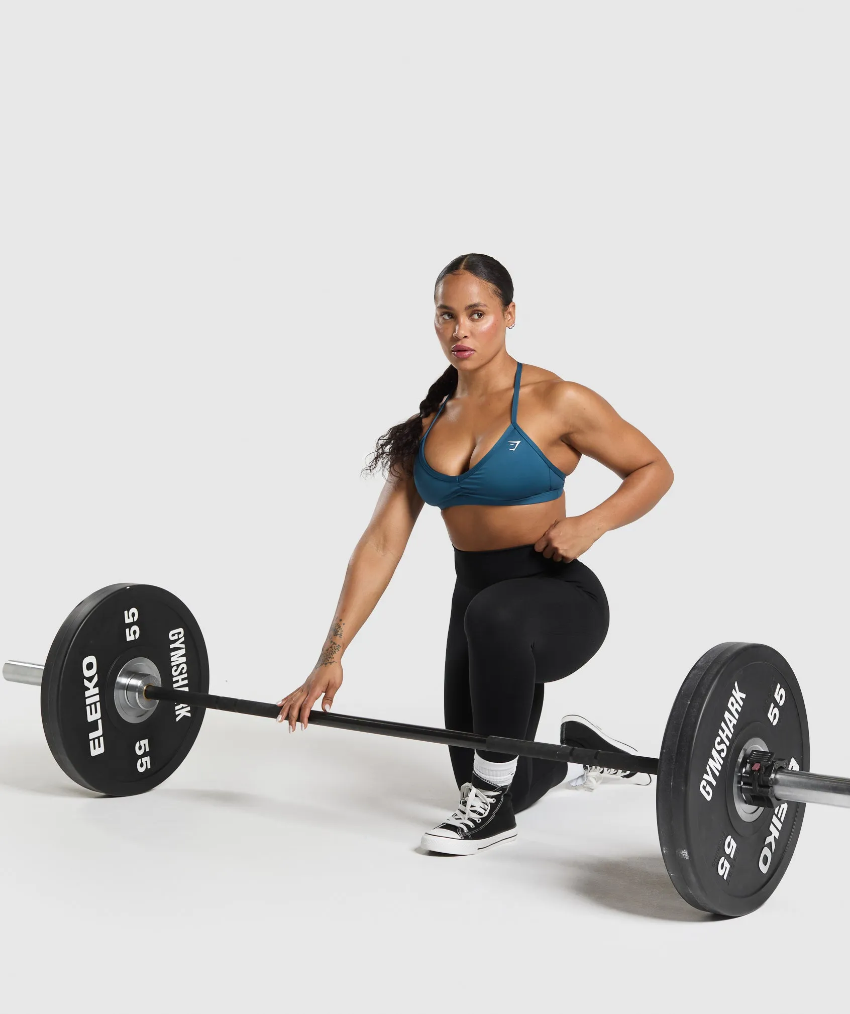 Gymshark Minimal Sports Bra - Success Blue sold by Gymshark product image thumbnail 4