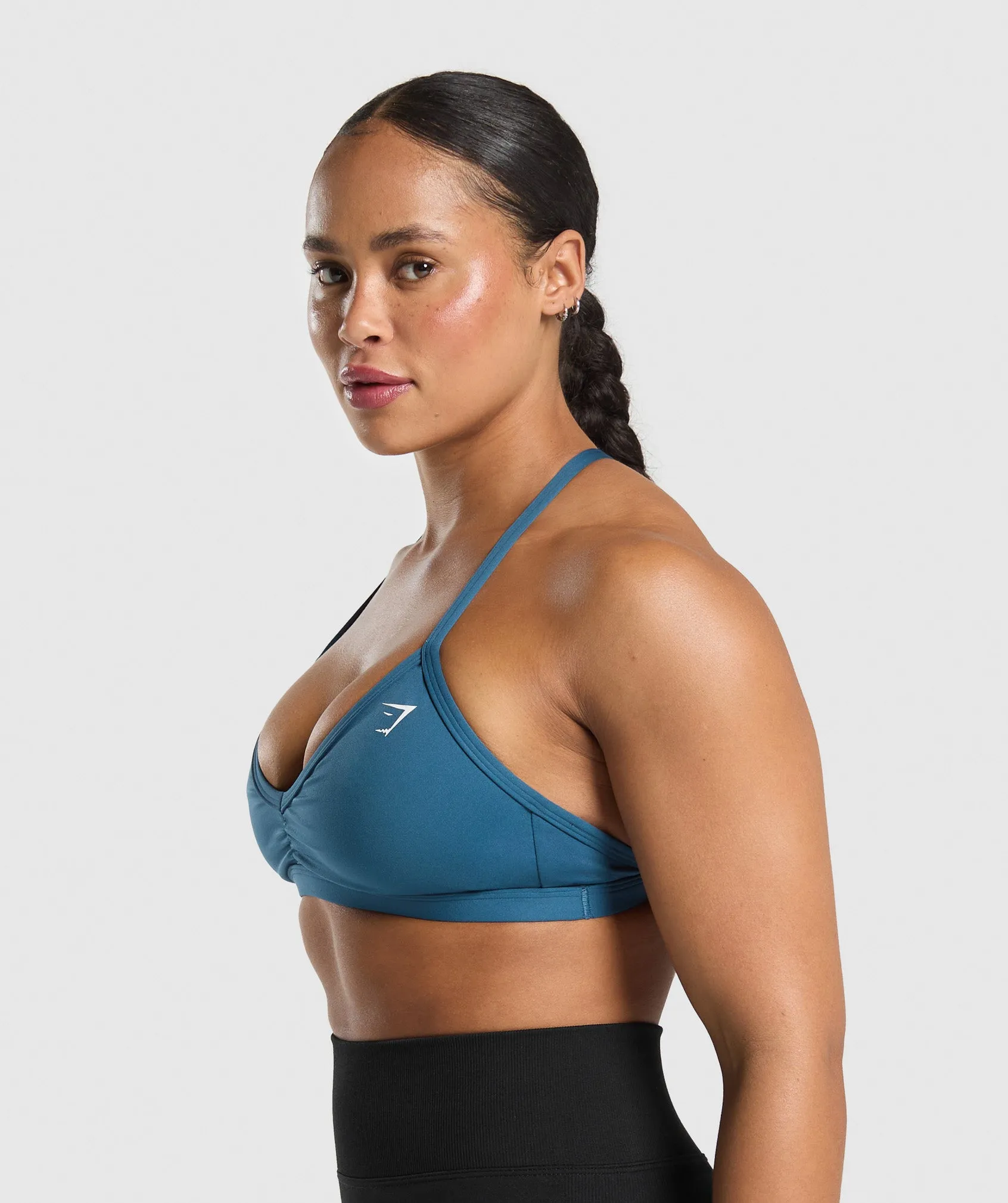 Gymshark Minimal Sports Bra - Success Blue sold by Gymshark product image thumbnail 3