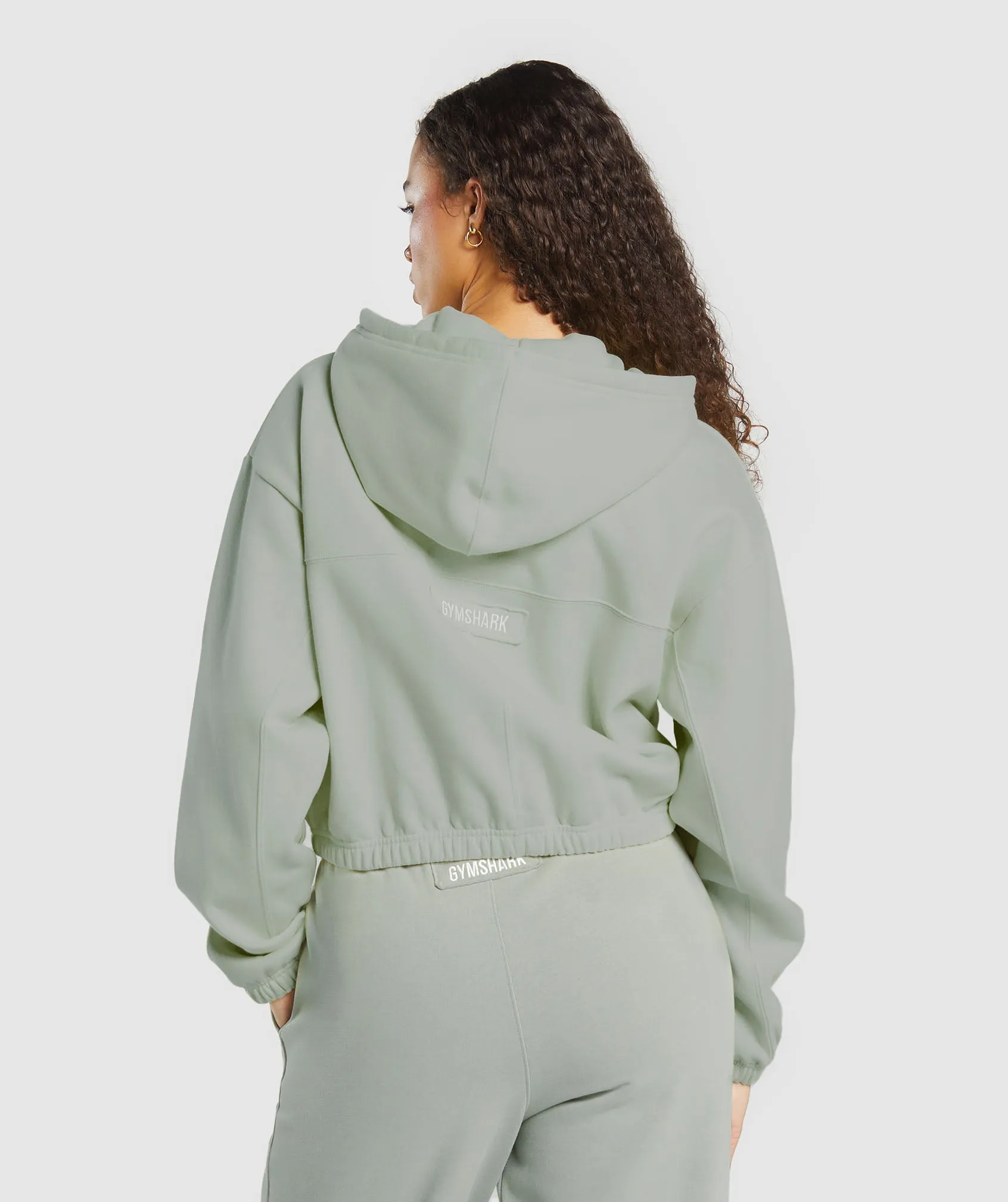 Gymshark Fleece Zip Hoodie - Stone Grey sold by Gymshark product image thumbnail 2