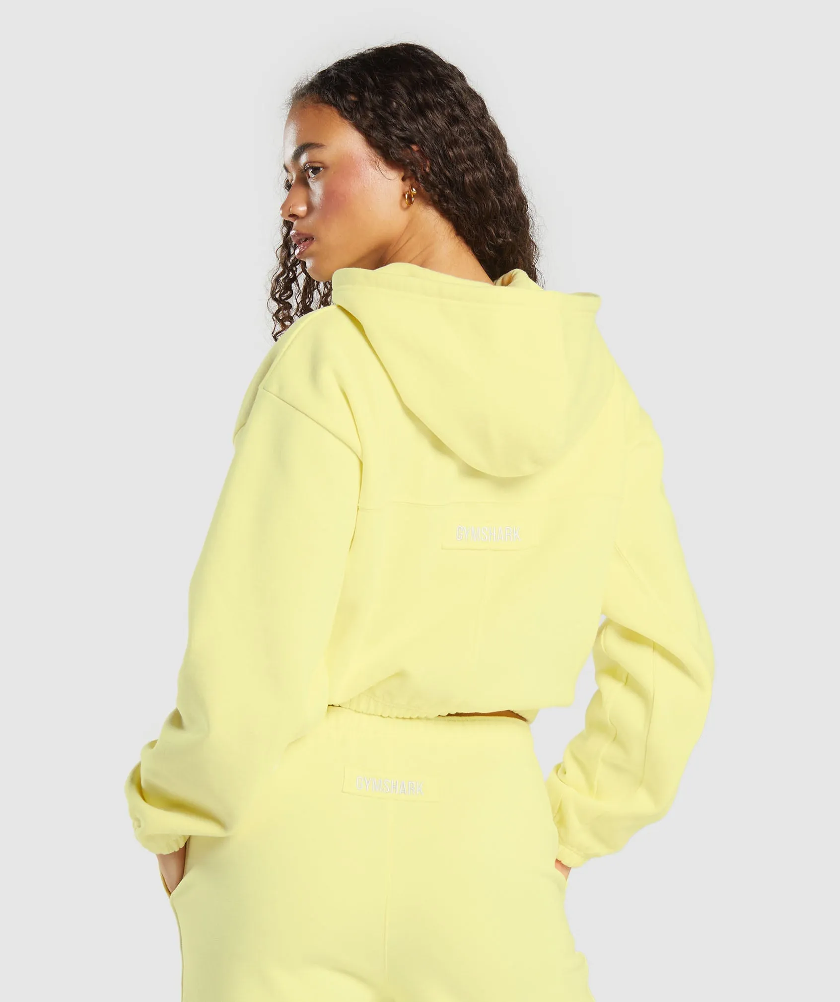 Gymshark Fleece Zip Hoodie - Refresh Yellow sold by Gymshark product image thumbnail 2