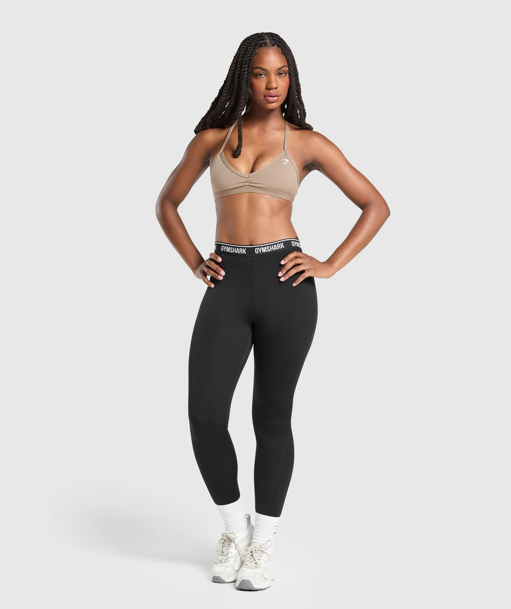 Gymshark Minimal Sports Bra - Lifestyle Brown sold by Gymshark product image thumbnail 4