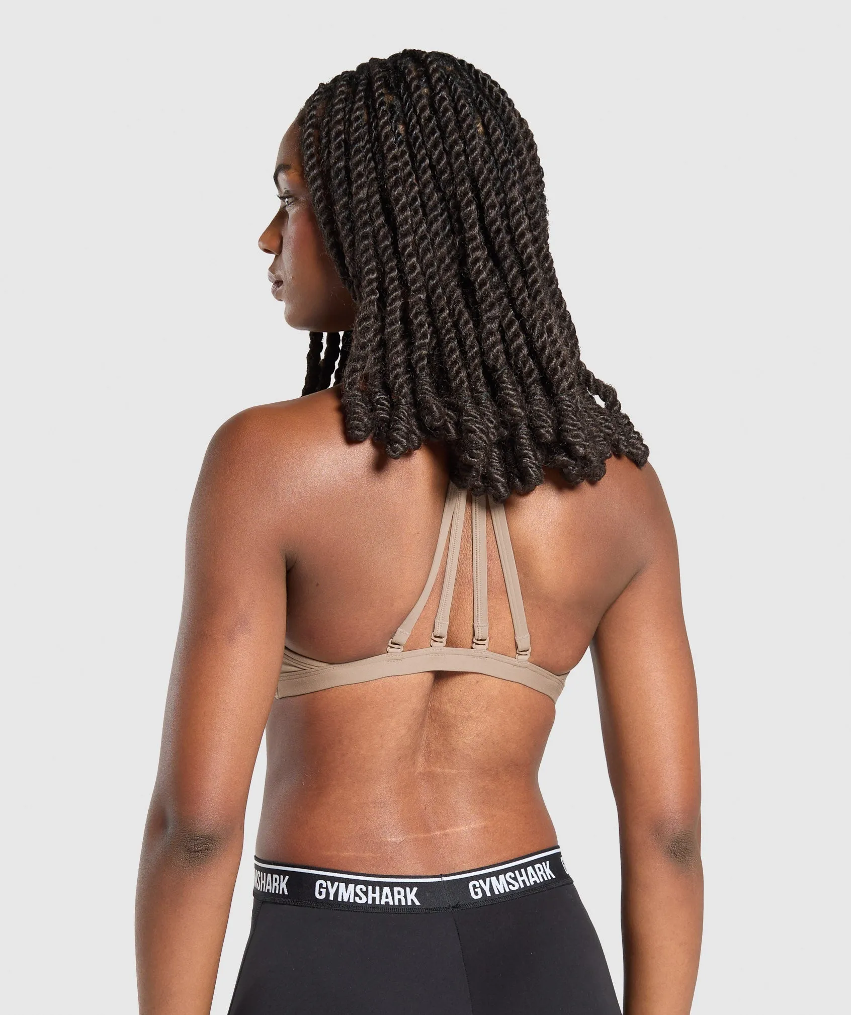 Gymshark Minimal Sports Bra - Lifestyle Brown sold by Gymshark product image thumbnail 2