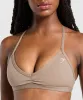 Gymshark Minimal Sports Bra - Lifestyle Brown sold by Gymshark