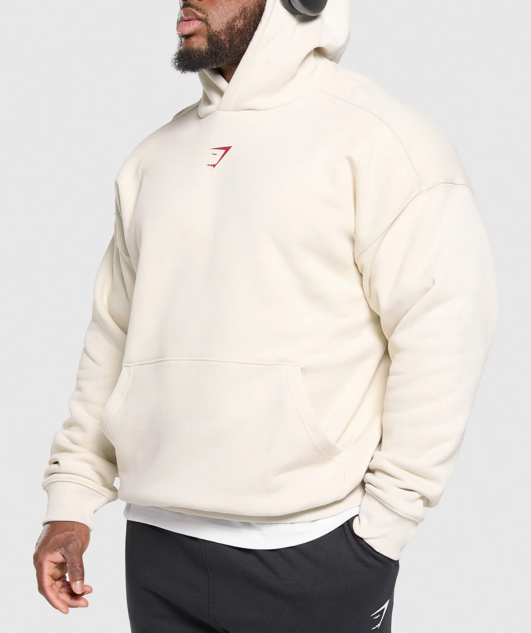 Gymshark Lifting Club Hoodie - Oat White sold by Gymshark product image thumbnail 3