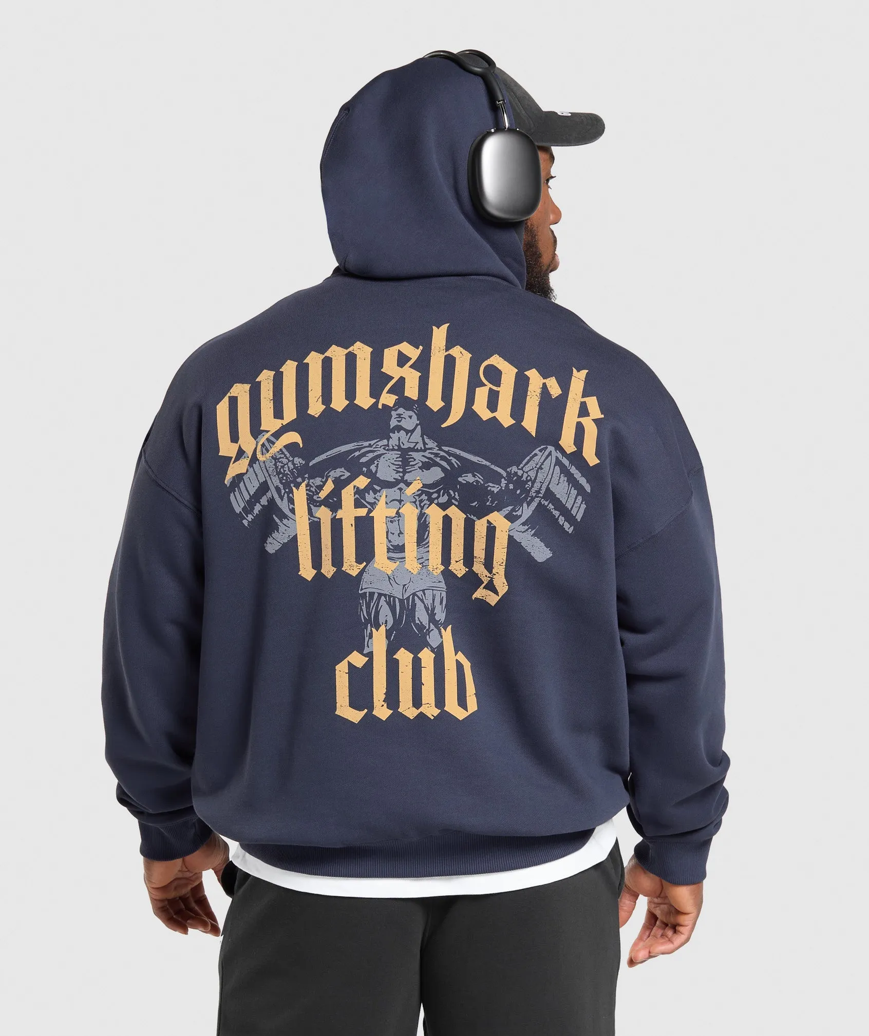 Gymshark Lifting Club Hoodie - Heavy Blue sold by Gymshark