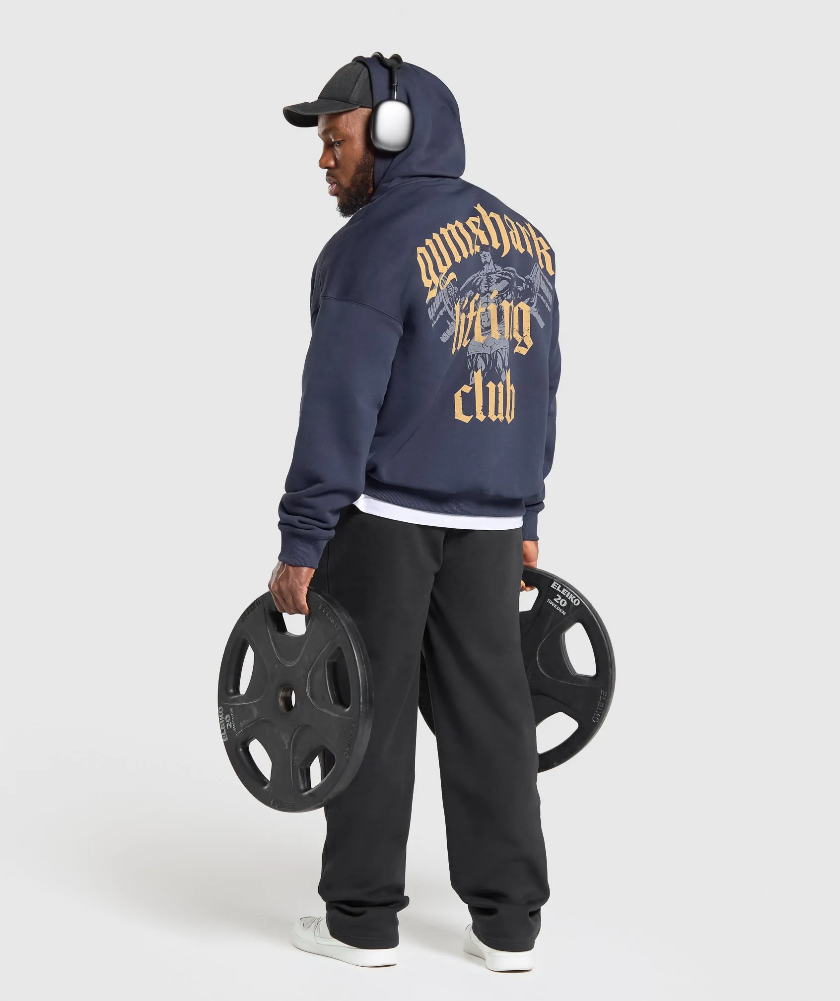 Gymshark Lifting Club Hoodie - Heavy Blue sold by Gymshark product image thumbnail 4