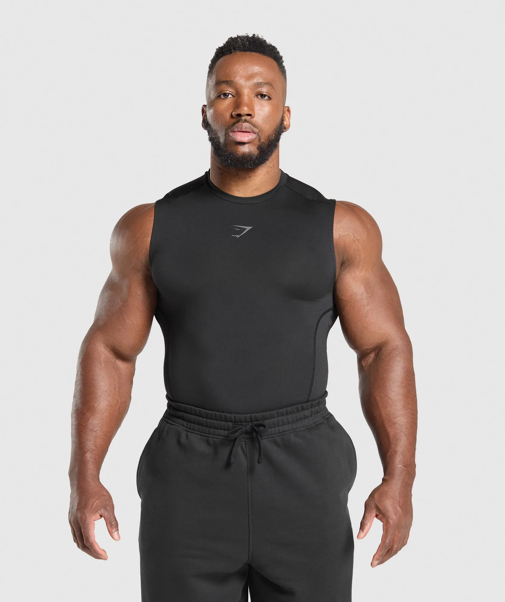 Gymshark Element Tank - Black sold by Gymshark
