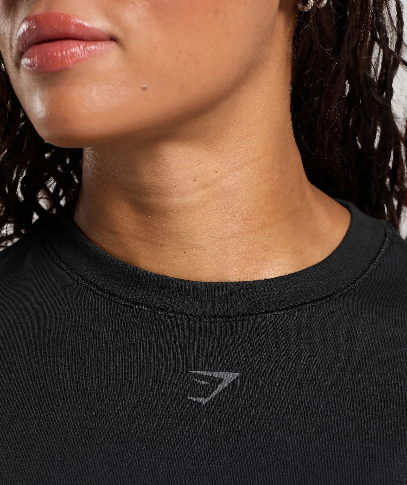 Gymshark Gritty Muscle Mommy Long Sleeve Top - Black sold by Gymshark product image thumbnail 5