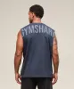 Gymshark Power Cut Off Tank - Heavy Blue sold by Gymshark