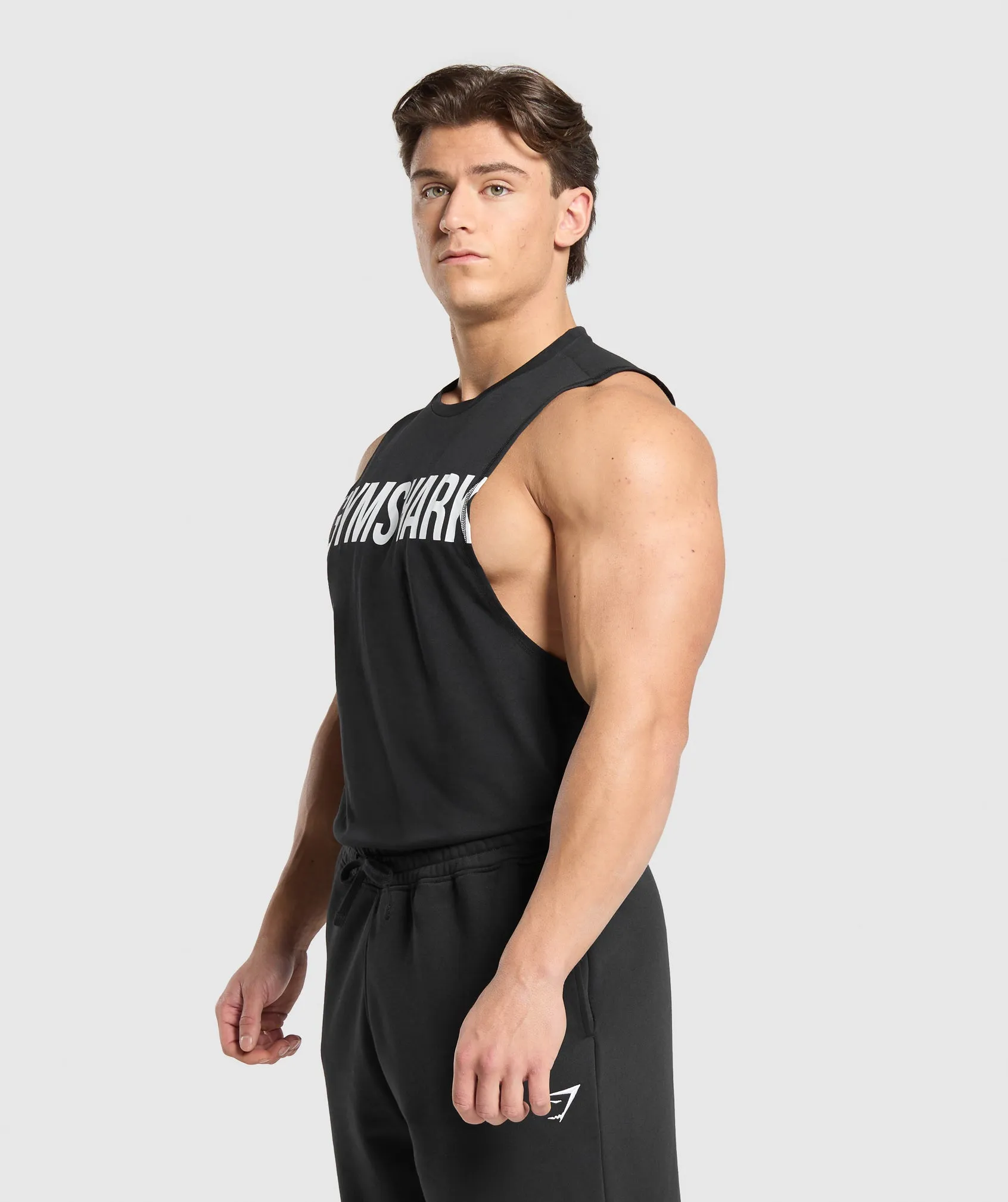 Gymshark Prime Drop Arm Tank - Black sold by Gymshark product image thumbnail 4
