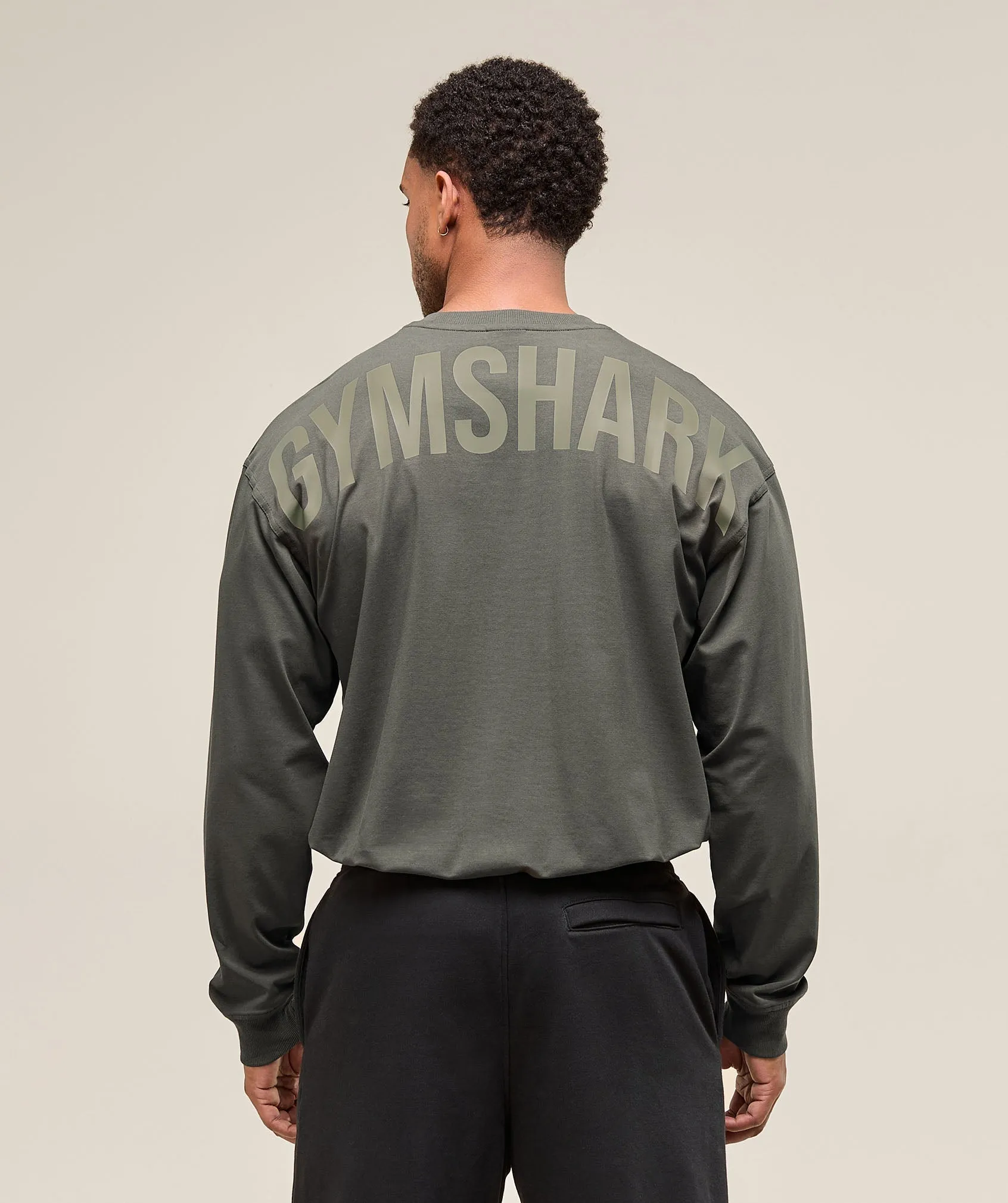 Gymshark Power Long Sleeve T-Shirt - Strength Green sold by Gymshark