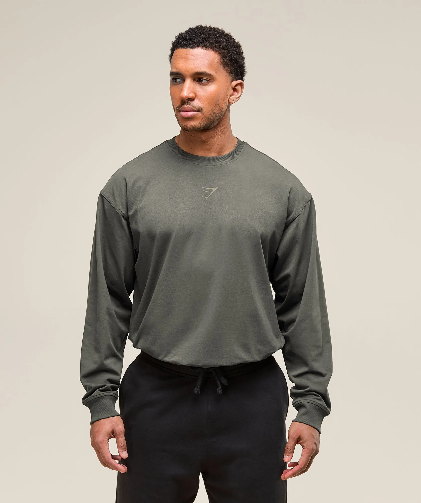 Gymshark Power Long Sleeve T-Shirt - Strength Green sold by Gymshark product image thumbnail 2