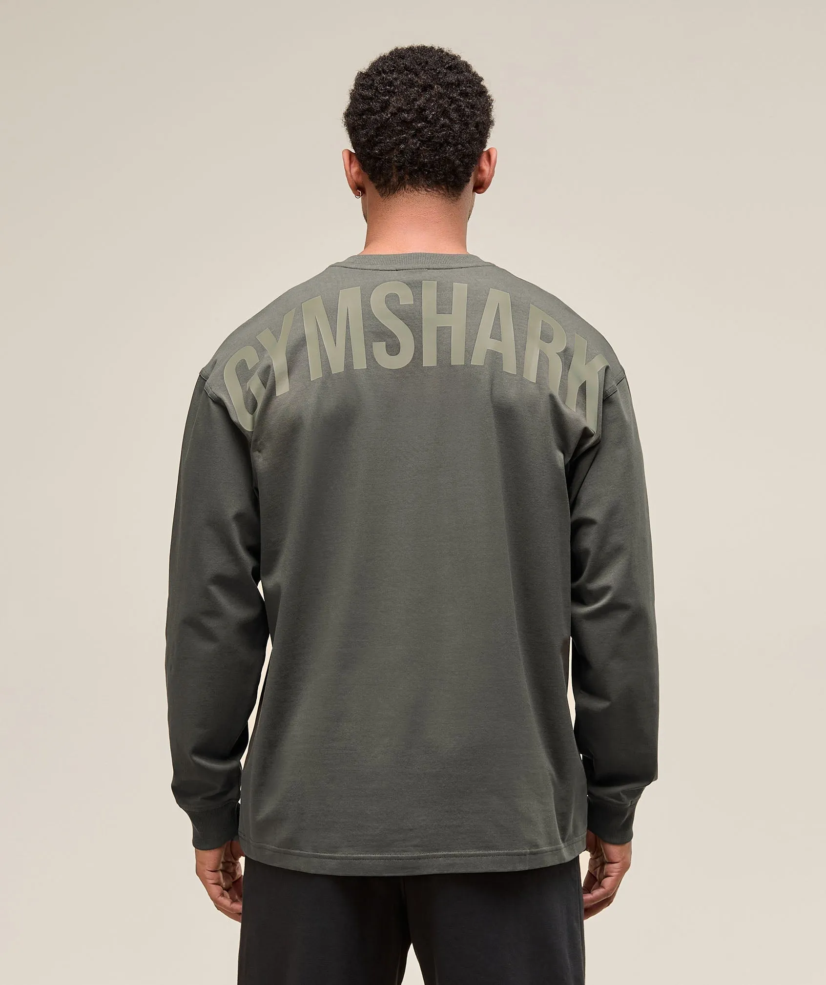 Gymshark Power Long Sleeve T-Shirt - Strength Green sold by Gymshark product image thumbnail 4