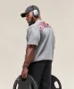 Gymshark Power Short Sleeve Crew - Charcoal Core Marl sold by Gymshark