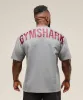 Gymshark Power Short Sleeve Crew - Charcoal Core Marl sold by Gymshark